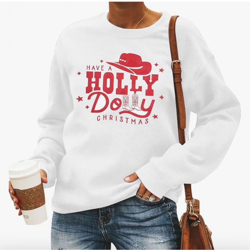 Christmas Dollywood Themed sweatshirt